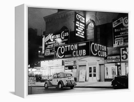 The Cotton Club in Harlem (New York) in 1938-null-Framed Stretched Canvas