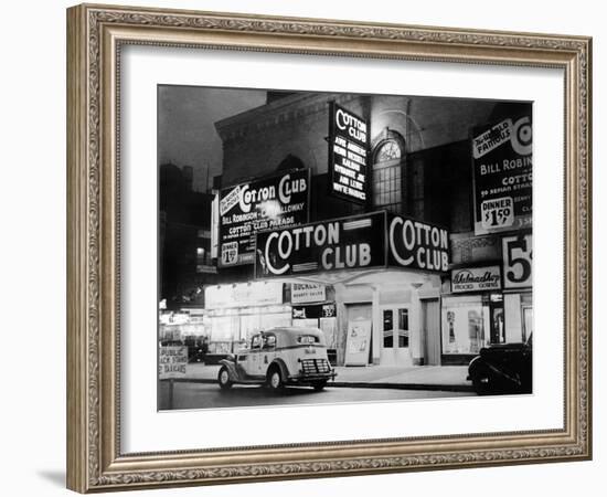 The Cotton Club in Harlem (New York) in 1938-null-Framed Photo