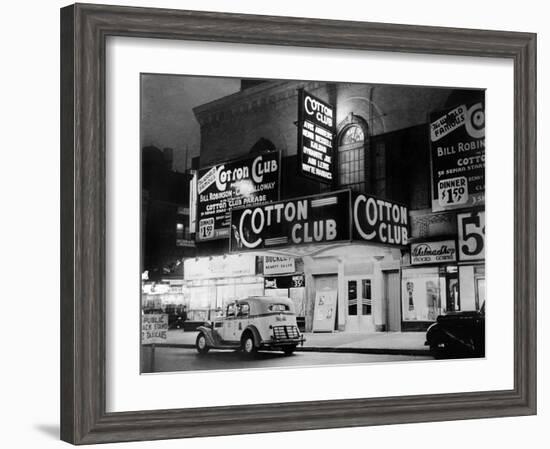 The Cotton Club in Harlem (New York) in 1938-null-Framed Photo