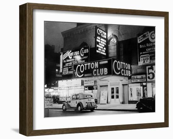 The Cotton Club in Harlem (New York) in 1938-null-Framed Photo
