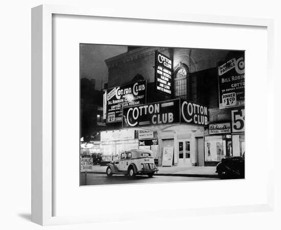 The Cotton Club in Harlem (New York) in 1938-null-Framed Photo