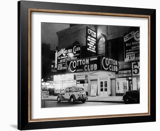 The Cotton Club in Harlem (New York) in 1938-null-Framed Photo