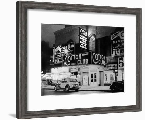 The Cotton Club in Harlem (New York) in 1938-null-Framed Photo