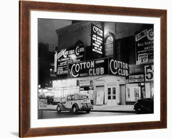 The Cotton Club in Harlem (New York) in 1938-null-Framed Photo