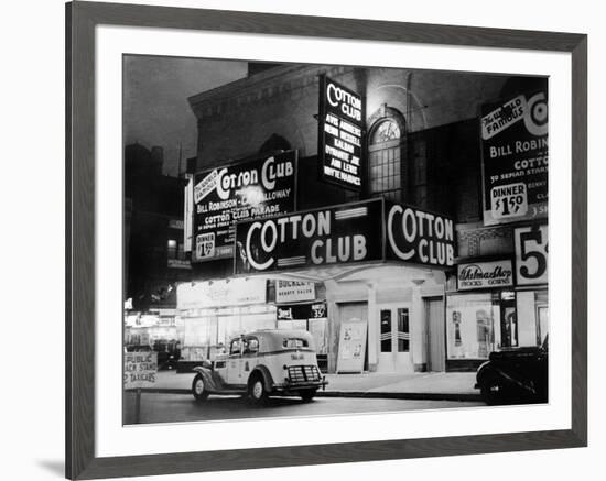 The Cotton Club in Harlem (New York) in 1938-null-Framed Photo