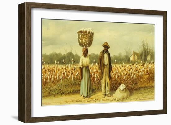 The Cotton Pickers-William Aiken Walker-Framed Giclee Print