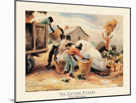 The Cotton Pickers-Thomas Hart Benton-Mounted Art Print