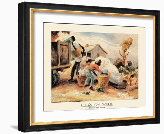 The Cotton Pickers-Thomas Hart Benton-Framed Art Print