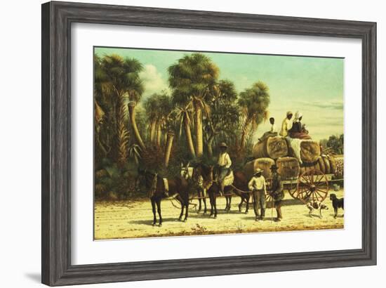 The Cotton Wagon-William Aiken Walker-Framed Giclee Print