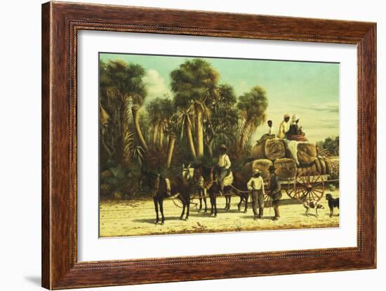 The Cotton Wagon-William Aiken Walker-Framed Giclee Print