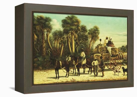 The Cotton Wagon-William Aiken Walker-Framed Premier Image Canvas
