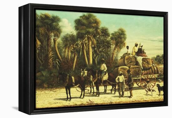 The Cotton Wagon-William Aiken Walker-Framed Premier Image Canvas