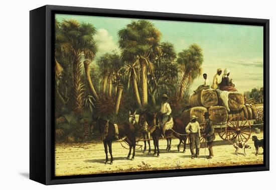 The Cotton Wagon-William Aiken Walker-Framed Premier Image Canvas