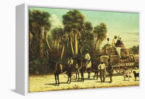 The Cotton Wagon-William Aiken Walker-Framed Premier Image Canvas