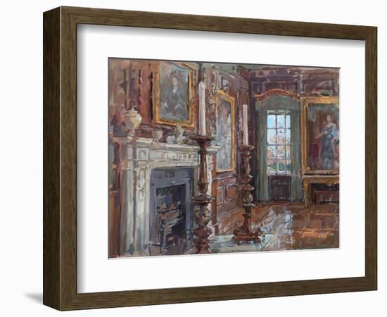 The Council Chamber, Royal Hospital Chelsea (Oil on Canvas)-Susan Ryder-Framed Giclee Print