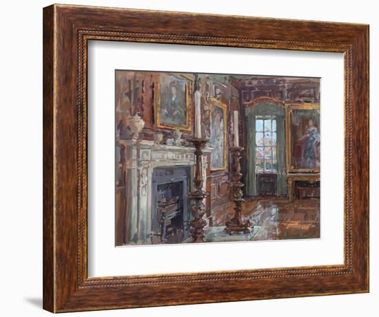 The Council Chamber, Royal Hospital Chelsea (Oil on Canvas)-Susan Ryder-Framed Giclee Print