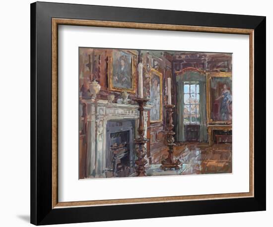 The Council Chamber, Royal Hospital Chelsea (Oil on Canvas)-Susan Ryder-Framed Giclee Print