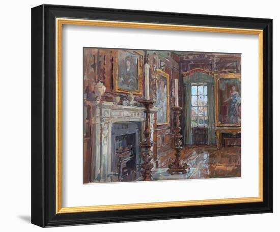 The Council Chamber, Royal Hospital Chelsea (Oil on Canvas)-Susan Ryder-Framed Giclee Print