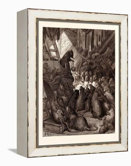 The Council Held by the Rats-Gustave Dore-Framed Premier Image Canvas