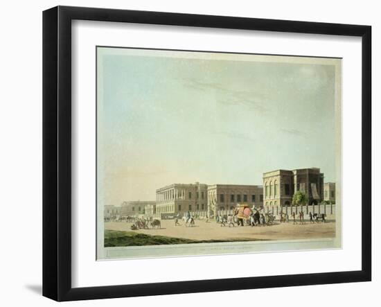 The Council House, Calcutta, Plate 29 from "Oriental Scenery: Twenty Four Views in Hindoostan"-Thomas Daniell-Framed Giclee Print