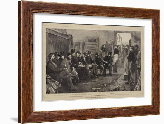 The Council of Selection of the Royal Academy-Henry Woods-Framed Giclee Print