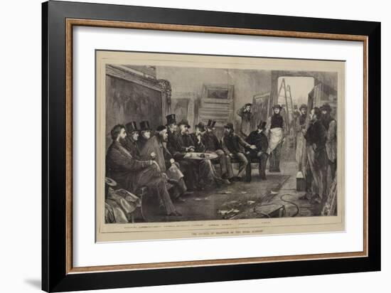 The Council of Selection of the Royal Academy-Henry Woods-Framed Giclee Print