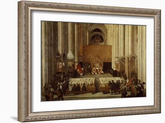 The Council of Trent-Titian (Tiziano Vecelli)-Framed Giclee Print