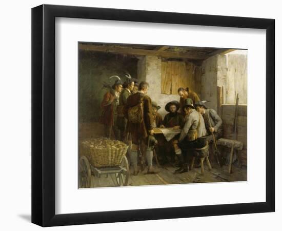 The Council of War of Andreas Hofer-Franz Von Defregger-Framed Giclee Print