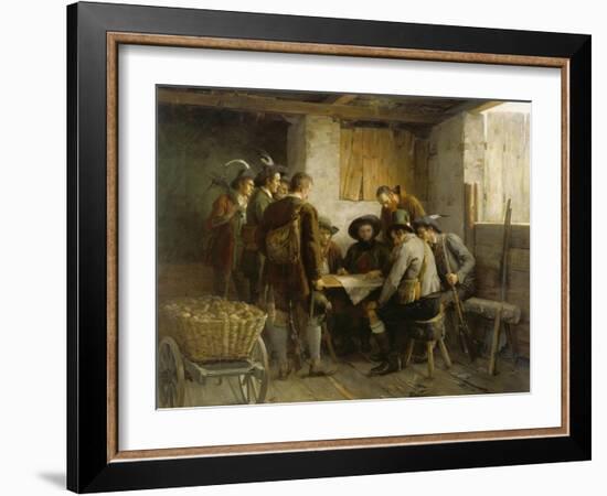 The Council of War of Andreas Hofer-Franz Von Defregger-Framed Giclee Print