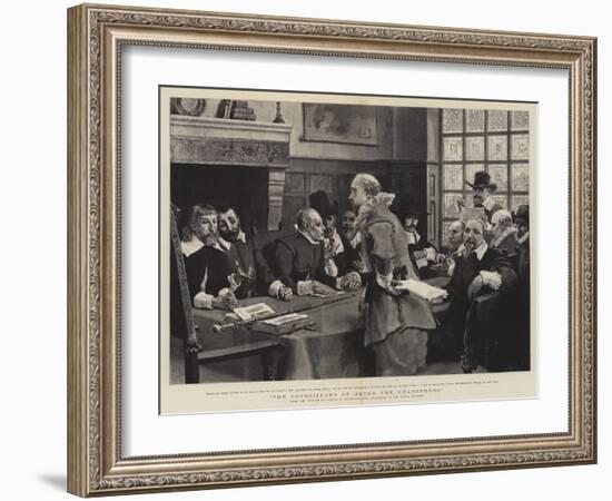 The Councillors of Peter the Headstrong-George Henry Boughton-Framed Giclee Print