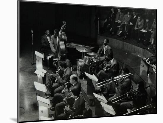 The Count Basie Orchestra in Concert at Colston Hall, Bristol, 1957-Denis Williams-Mounted Photographic Print