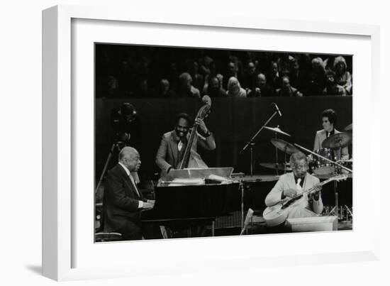 The Count Basie Orchestra in Concert at the Royal Festival Hall, London, 18 July 1980-Denis Williams-Framed Photographic Print