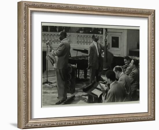 The Count Basie Orchestra in Concert, C1950S-Denis Williams-Framed Photographic Print