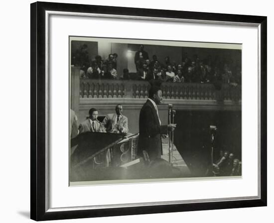 The Count Basie Orchestra in Concert, C1950S-Denis Williams-Framed Photographic Print