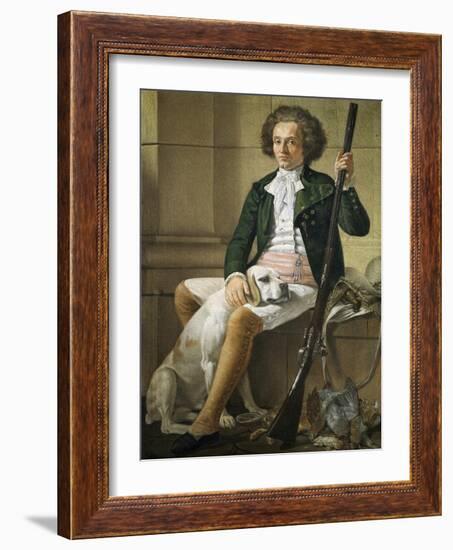 The Count De Mont Louis-Johann Zoffany-Framed Giclee Print