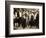 THE COUNT, foreground left: Charlie Chaplin, foreground second from right: Edna Purviance, 1916.-null-Framed Premium Giclee Print