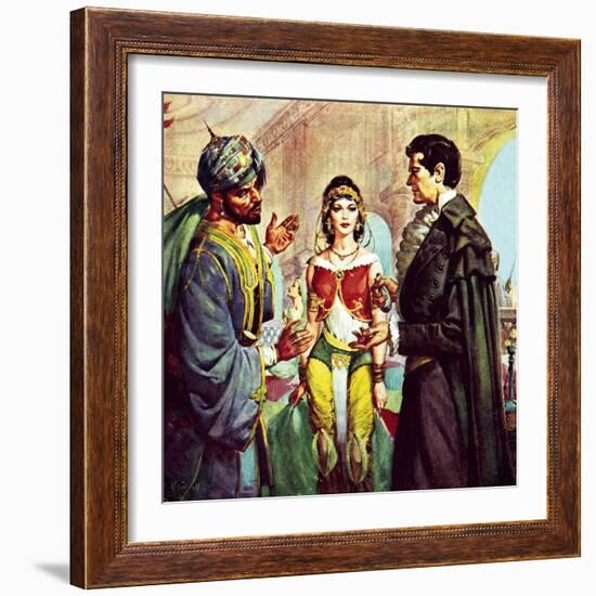 The Count of Monte Cristo and Haidee-McConnell-Framed Giclee Print