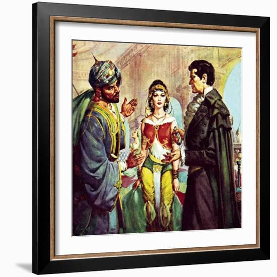 The Count of Monte Cristo and Haidee-McConnell-Framed Giclee Print