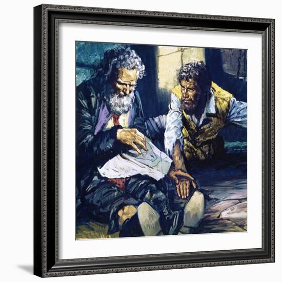 The Count of Monte Cristo-English School-Framed Giclee Print