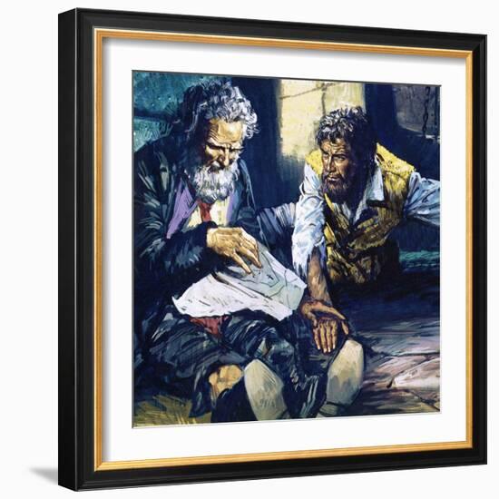 The Count of Monte Cristo-English School-Framed Giclee Print