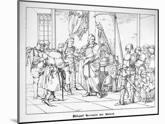 The Count Palatine Herrmann of Staleck-Alfred Rethel-Mounted Giclee Print