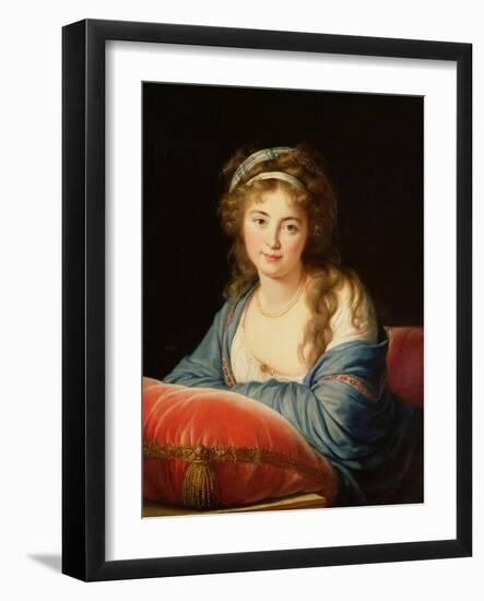 The Countess Catherine Vassilievna Skavronskaia-Elisabeth Louise Vigee-LeBrun-Framed Giclee Print