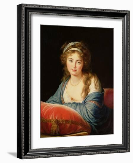 The Countess Catherine Vassilievna Skavronskaia-Elisabeth Louise Vigee-LeBrun-Framed Giclee Print