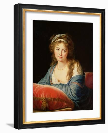 The Countess Catherine Vassilievna Skavronskaia-Elisabeth Louise Vigee-LeBrun-Framed Giclee Print