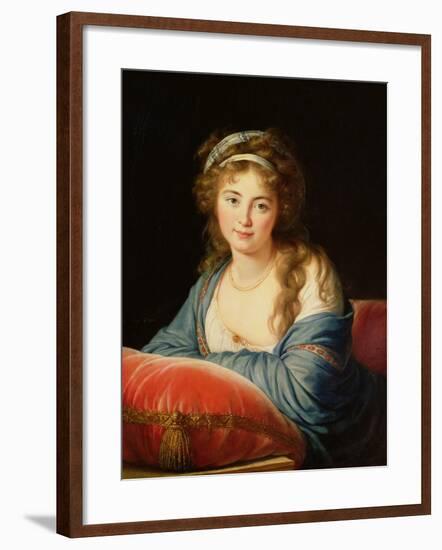 The Countess Catherine Vassilievna Skavronskaia-Elisabeth Louise Vigee-LeBrun-Framed Giclee Print