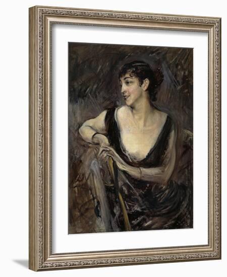 The Countess De Rasty Sitting-Giovanni Boldini-Framed Giclee Print