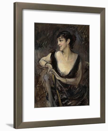 The Countess De Rasty Sitting-Giovanni Boldini-Framed Giclee Print