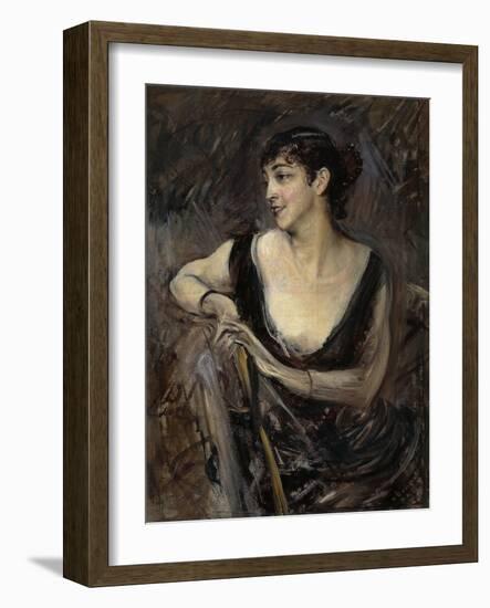 The Countess De Rasty Sitting-Giovanni Boldini-Framed Giclee Print