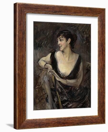 The Countess De Rasty Sitting-Giovanni Boldini-Framed Giclee Print