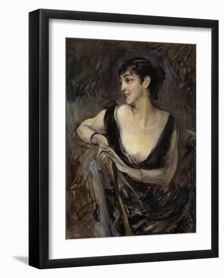 The Countess De Rasty Sitting-Giovanni Boldini-Framed Giclee Print